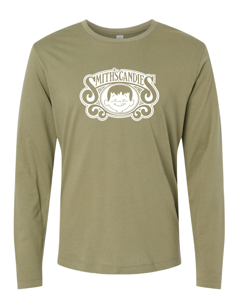 Smith's Candies Military Green Long Sleeve Tee